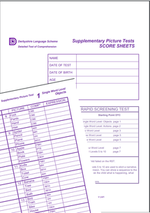 Supplement DTC Score Sheets
